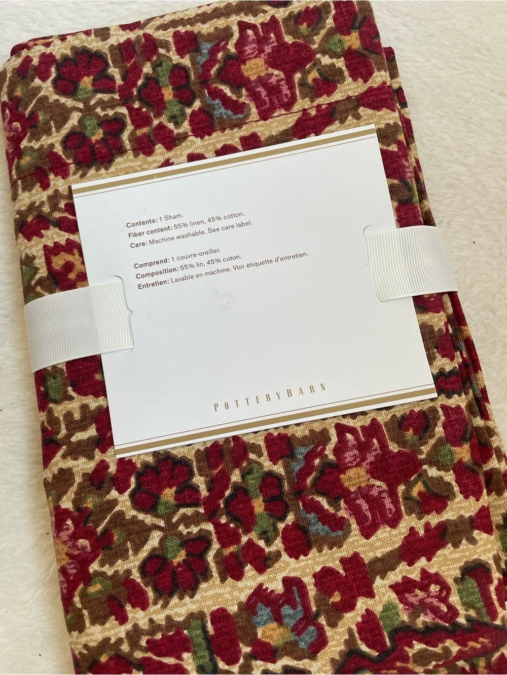 NWT Discontinued Pottery Barn Larson Paisley Shams
